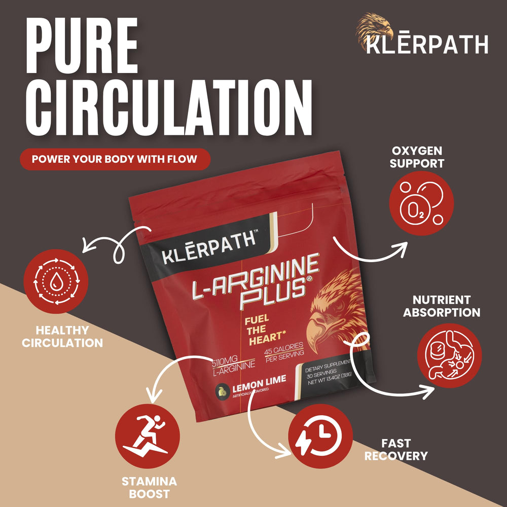 Klerpath Arginine Plus powder dissolving in water