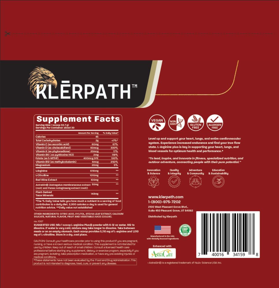 Klerpath Raspberry powder dissolving in water for pre-workout refreshment.