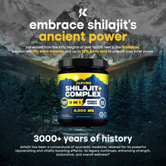 KLEVIRO Shilajit Gummies on desk scene illustrate daily wellness routine.
