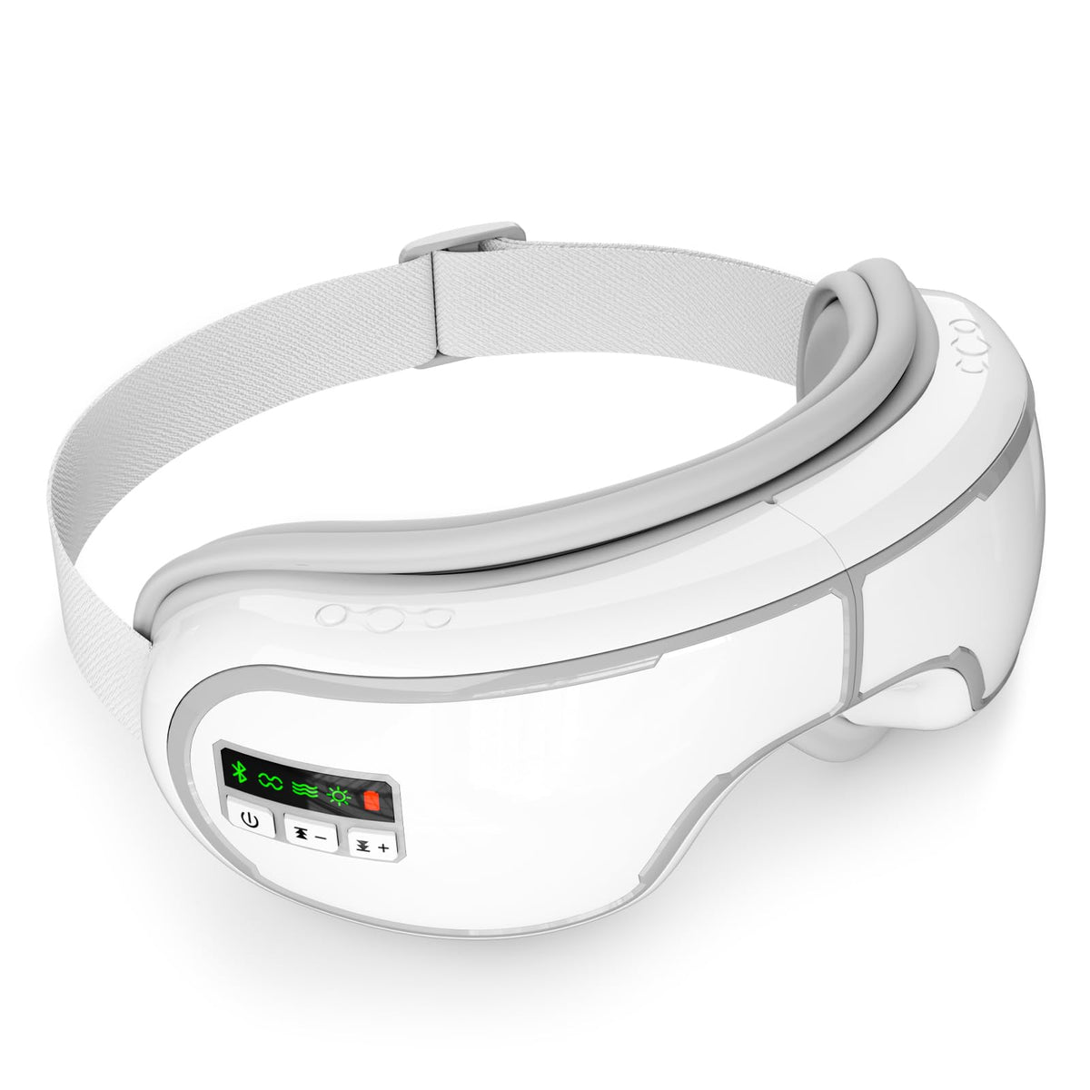 Klobela Eye Massager with Heat shows heat therapy for soothing eye comfort.