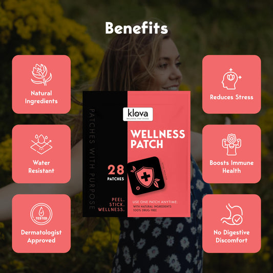 Klova Wellness Patch 24-hour release for continuous comfort