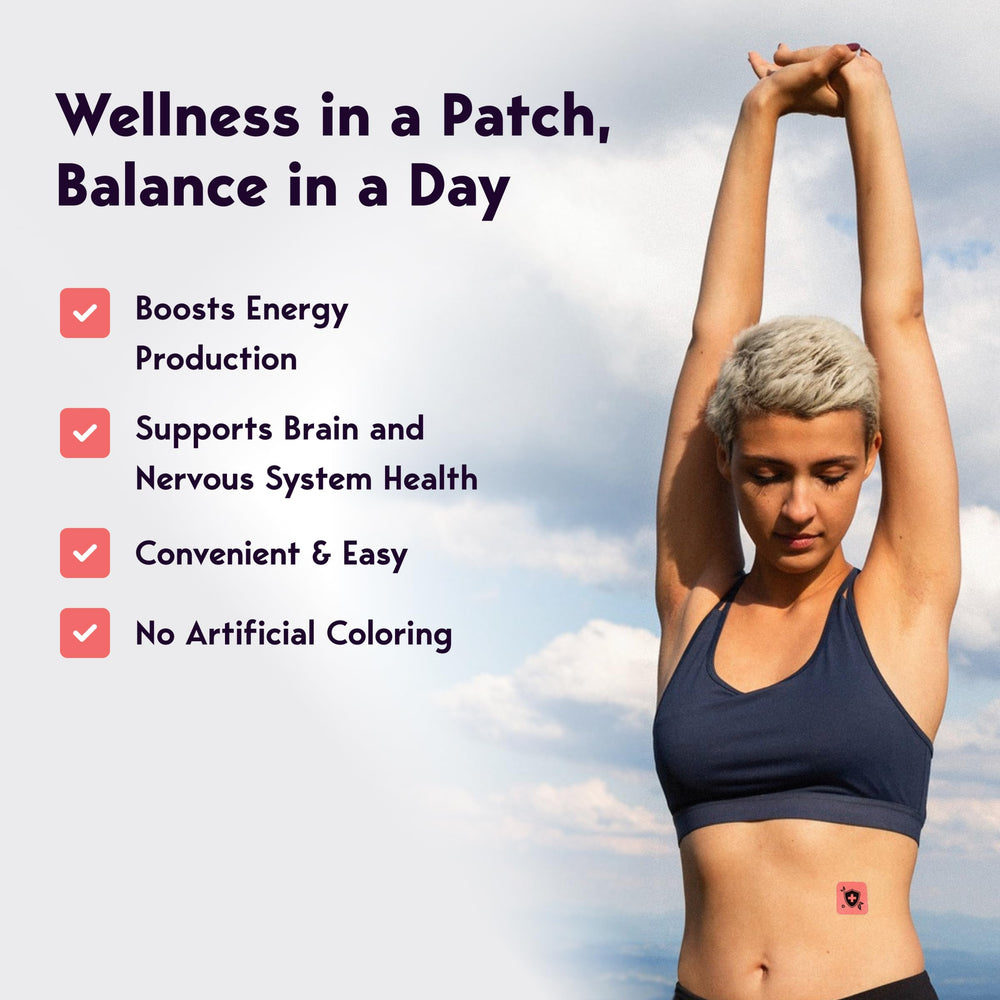 Klova Wellness Patch packaging shown for easy use