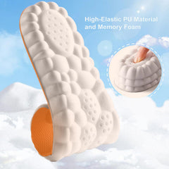 KLUMORTI 4D Cloud Insole with arch support promotes posture stability.