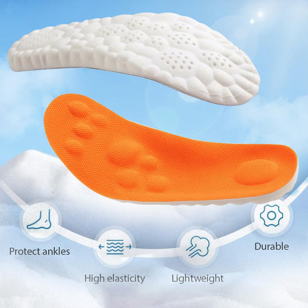 KLUMORTI 4D Cloud Insoles trim-to-fit design for a custom feel.