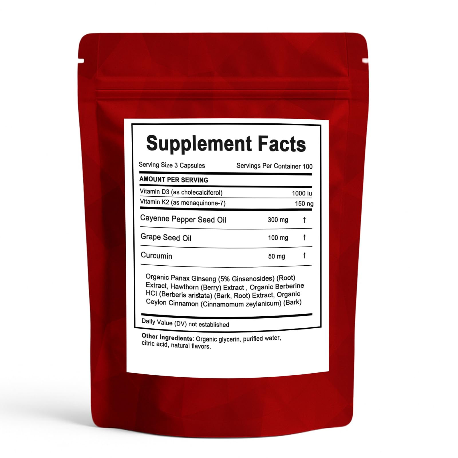 KLUNIZ Cayenne Pepper Capsules being poured for convenient daily dosing