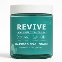 KLUNIZ Revive Hair Gummies bottle with sea moss and pearl powder for healthier hair