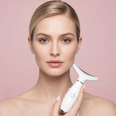 KLYVER portable massager ideal for home and travel skincare rituals.