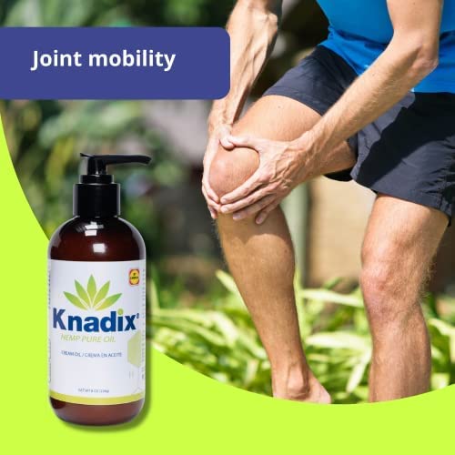 Knadix Hemp Oil Body Cream applied on forearm for long-lasting hydration.