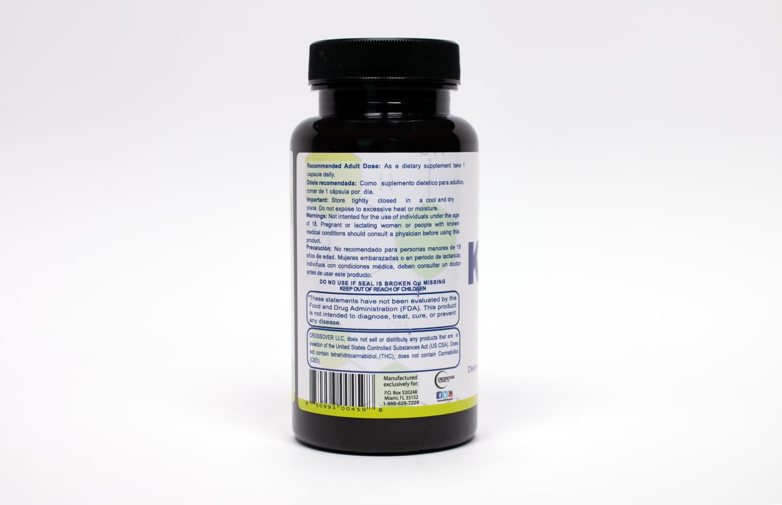Knadix hemp oil bottle pour demonstrates convenient dosing at mealtime.