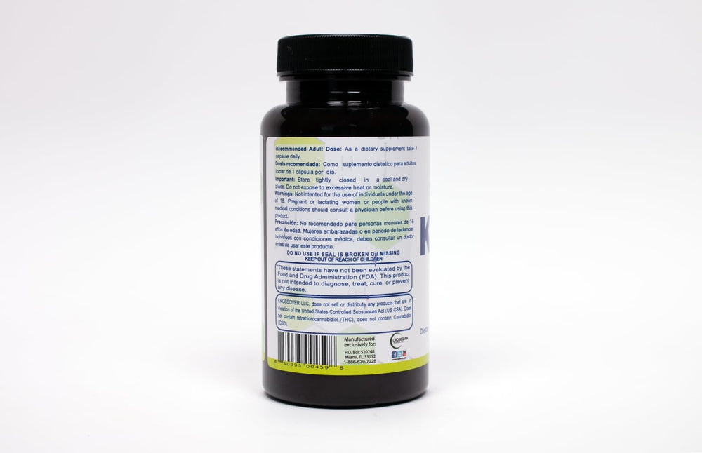 Knadix hemp oil bottle pour demonstrates convenient dosing at mealtime.
