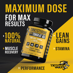 Knight Wolf Supps BioPerine-boosted blend bottle highlights enhanced absorption