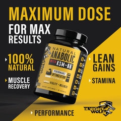 Fenugreek capsules from Knight Wolf Supps for metabolic balance and endurance support.