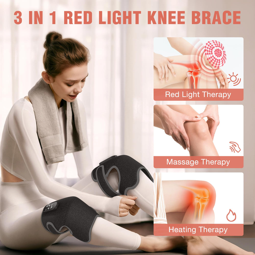 KNONNETD knee massage with vibration mode boosts circulation during use.