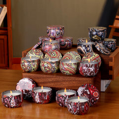 KNOURT vanilla-tin candle creates warm, comforting evenings.
