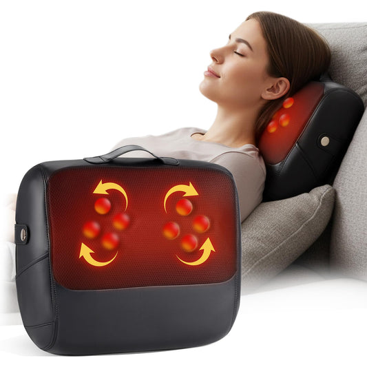 KNQZE 3-in-1 back massager with side panel offers targeted relief on tense areas.