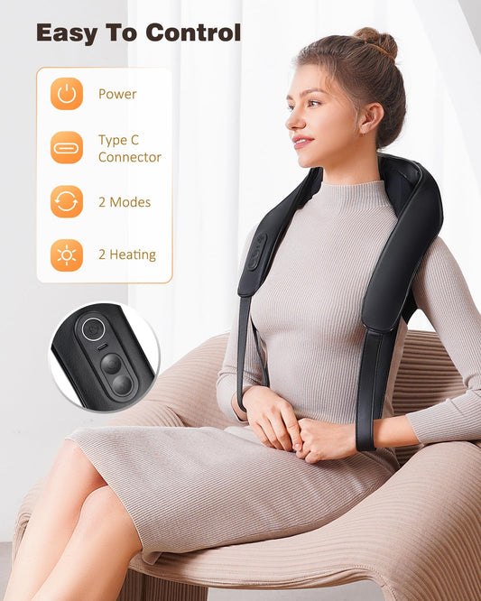 KNQZE 4D kneading technology delivers professional-like massage sensations