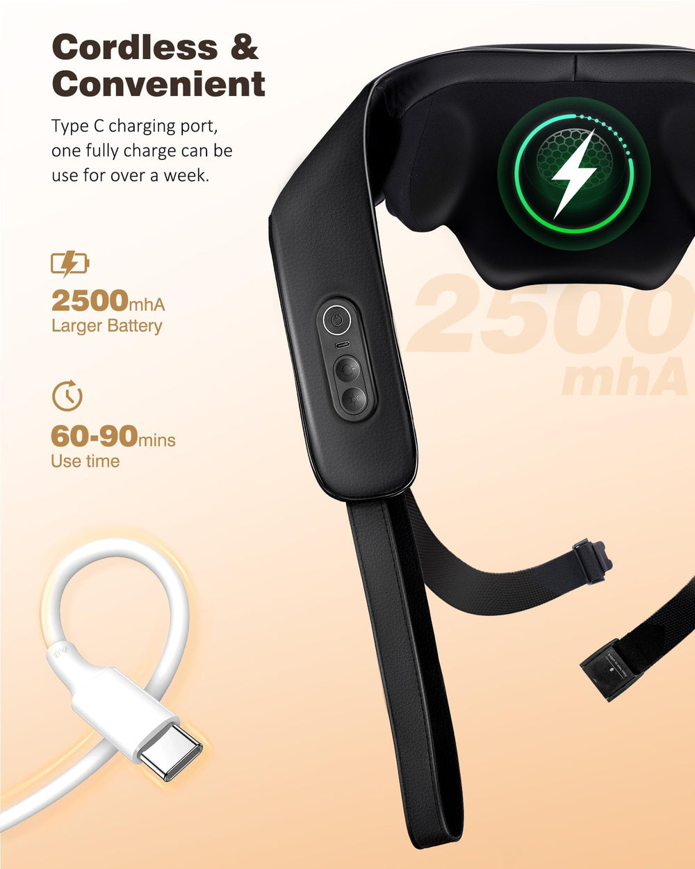 KNQZE compact, portable design for travel and on-the-go relief