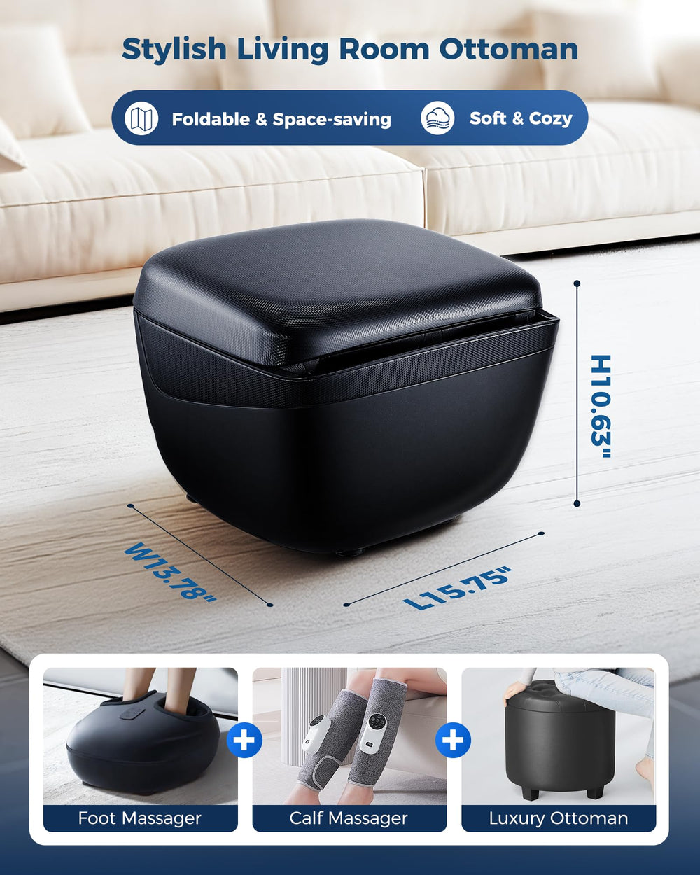 KNQZE control panel and remote enable easy operation from seat.