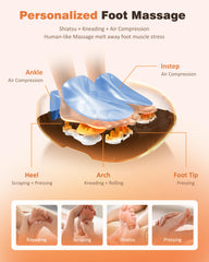 KNQZE deep kneading nodes mimic professional massage at home