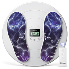 KNQZE foot massager remote control enables easy, hands-free therapy sessions.