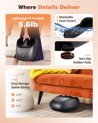 KNQZE remote control for hands-free operation during massage