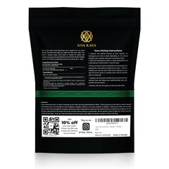 Koa Kava natural no additives image conveys pure, clean kava experience.