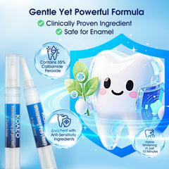 KOAEO desensitizing pens highlight hydroxyapatite and nitrate.