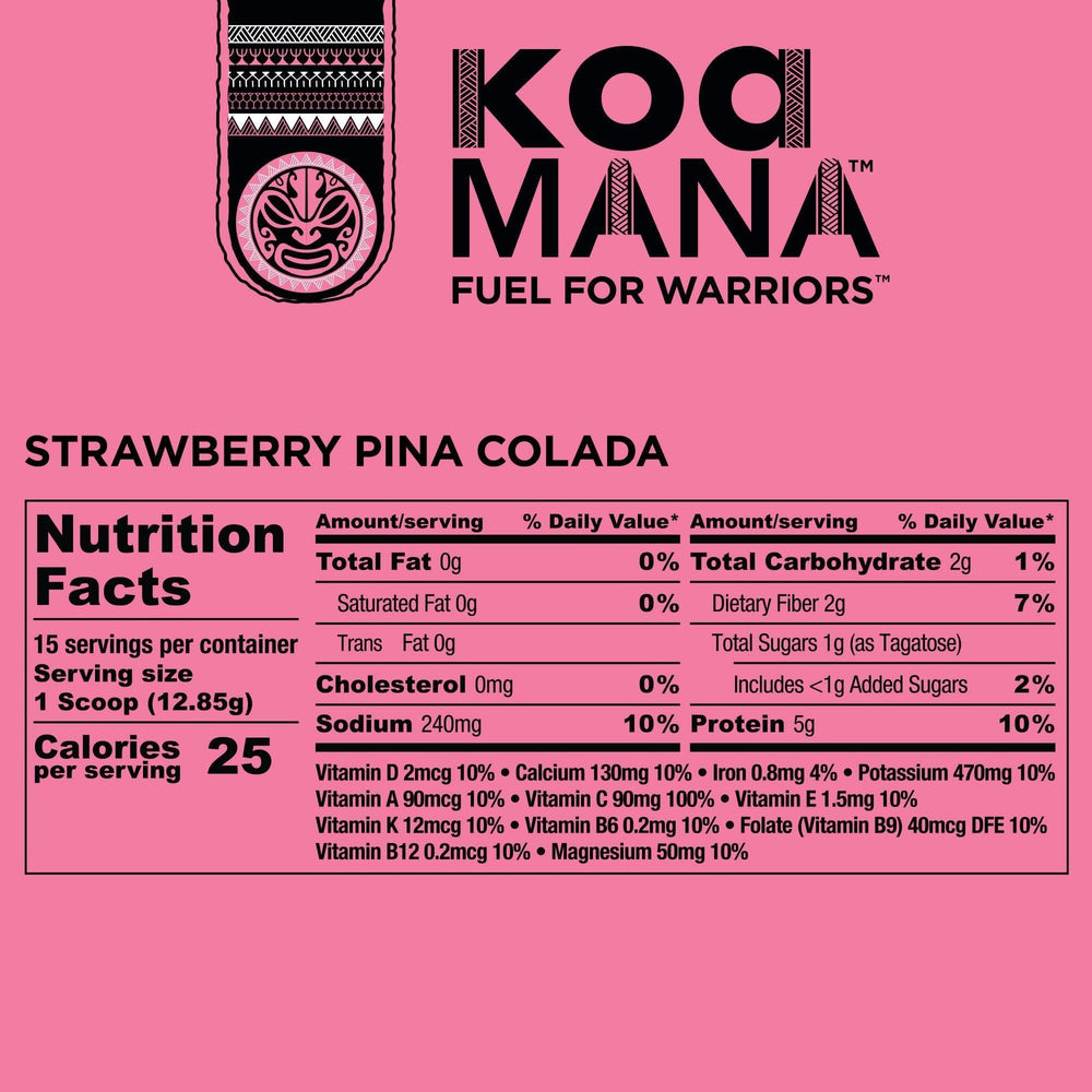 KOA MANA fiber blend emphasizing digestive health and gut-friendly nourishment