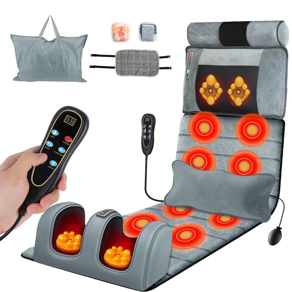 Kocaso full body massage mat with heat for back tension relief at home.