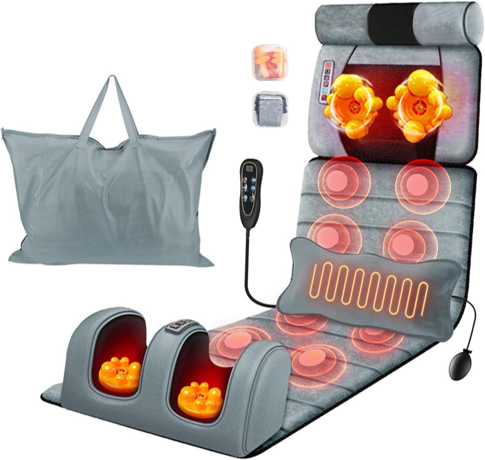 KOCASO full body massage mat top view showing full coverage and comfort