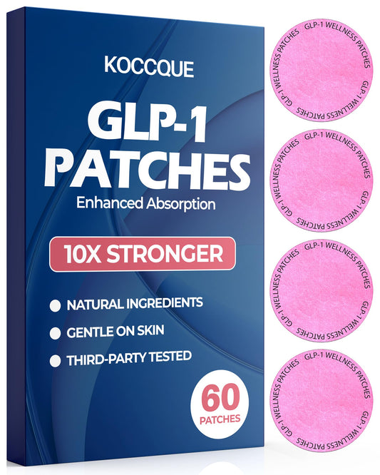KOCCQUE GLP-1 patches 60-count pack for easy daily wellness support.