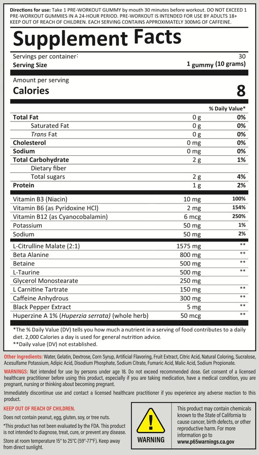 Kodagenix Pre Workout Gummies deliver pump and sustained focus for intense sessions.
