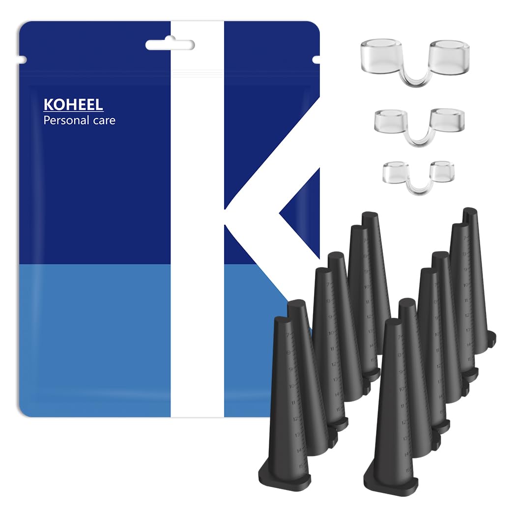 KOHEEL nasal dilator close-up showing improved airflow during sleep.