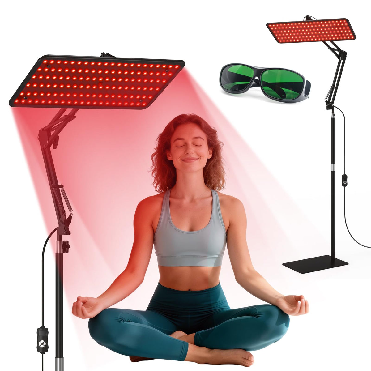 KOITHE red light therapy panel focuses on facial care for radiant skin at home.