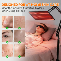 KOITHE red light therapy panel demonstrates full 180-degree rotation for versatile positioning.