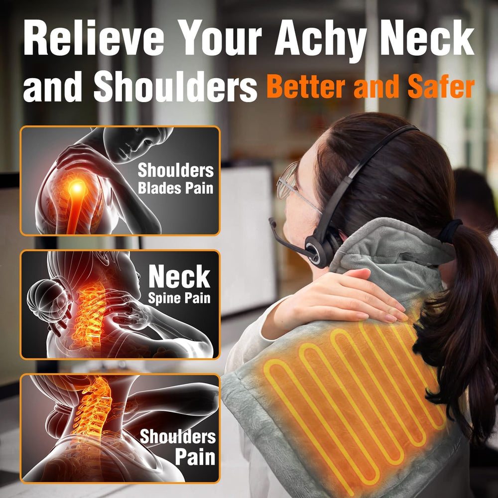 Kokopro ergonomic design ensures even heat across neck and shoulders.