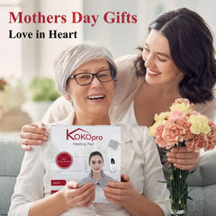 Kokopro heating pad with ergonomic design and safety features for safe use.