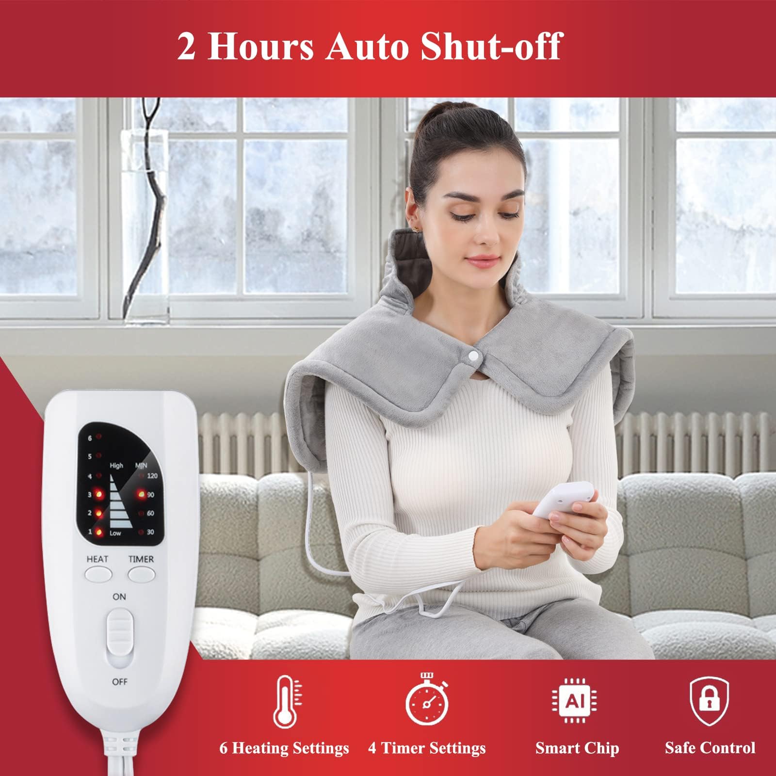 Kokopro fast-heat technology delivering quick warmth for relief.