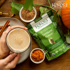 Kokora Immune Power ritual-use image inspires mindful daily consumption.