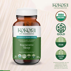 Close-up of Kokora Sleep capsules ready for nightly use