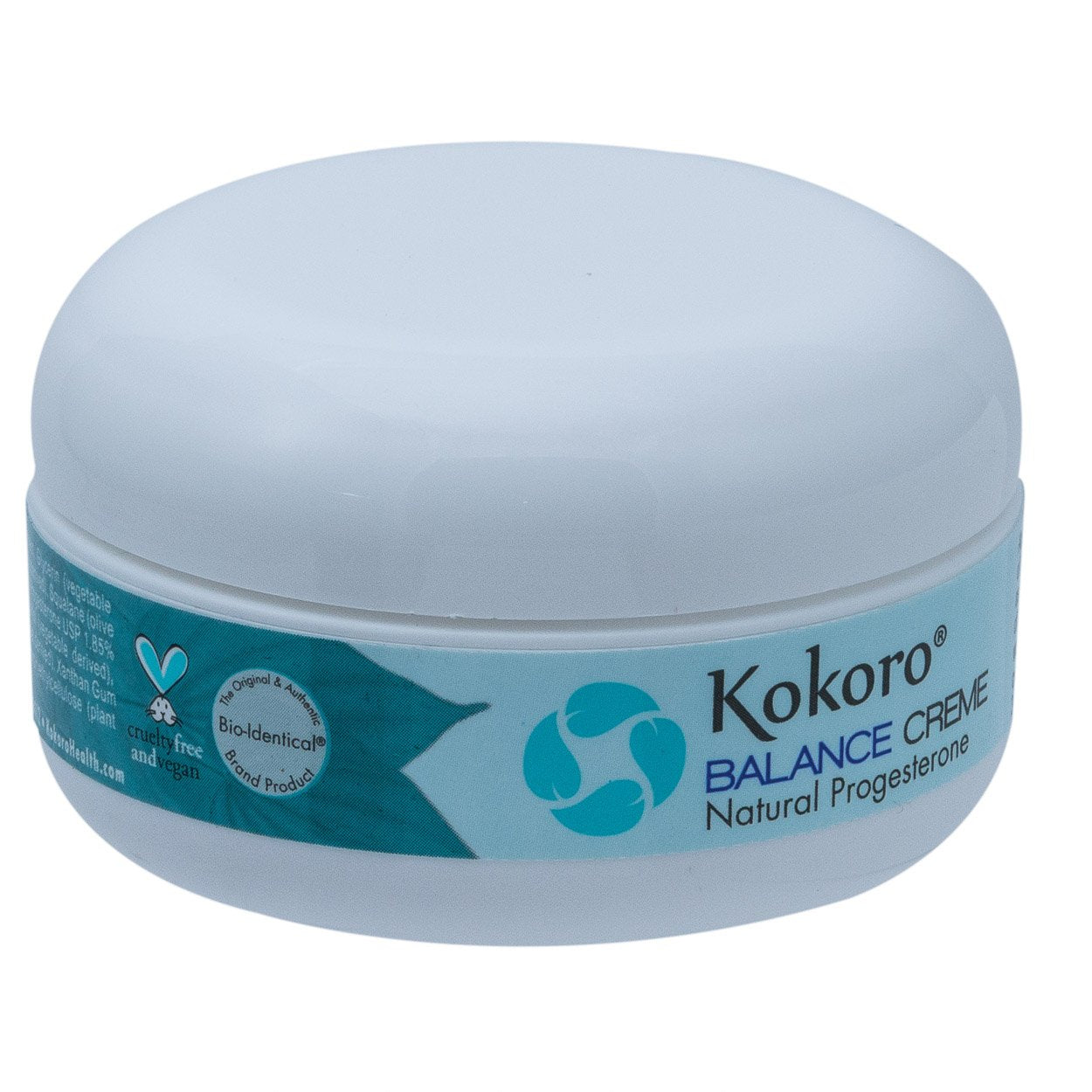 Close-up of Kokoro Balance Creme texture during gentle application
