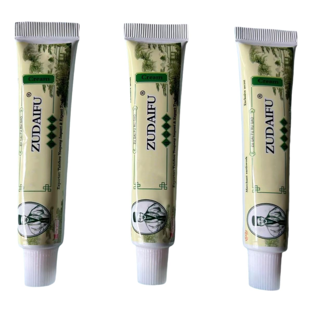 KoKoWill Chinese Herbal Cream packaging shows a 3-piece set for daily skincare.