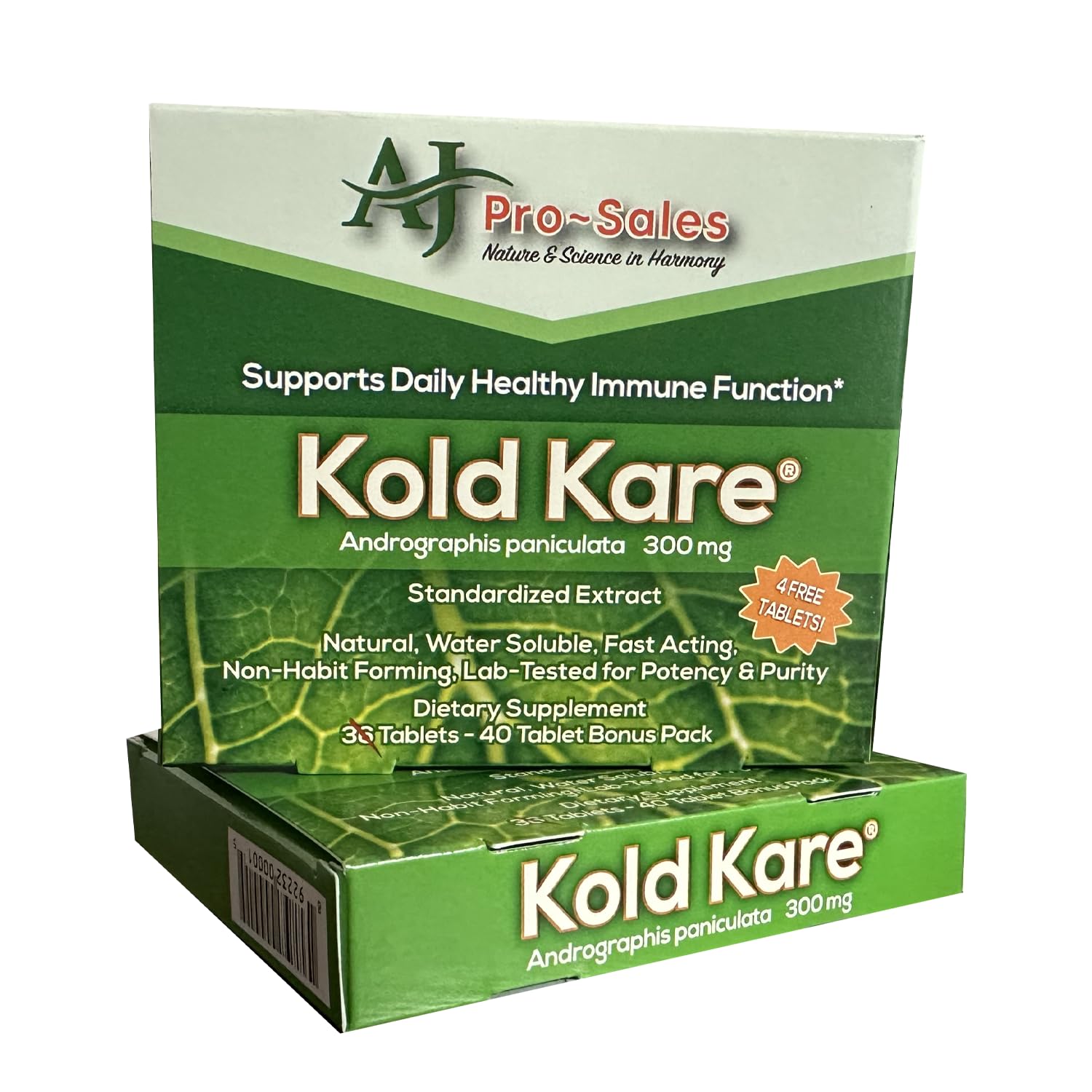 Kold Kare Daily Immune Health bottle with capsules for daily immune support.