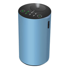 KONCHILE waterless diffuser blue front view, compact for home use