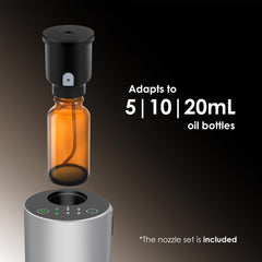 KONCHILE waterless diffuser on a desk for personal aromatherapy without water.