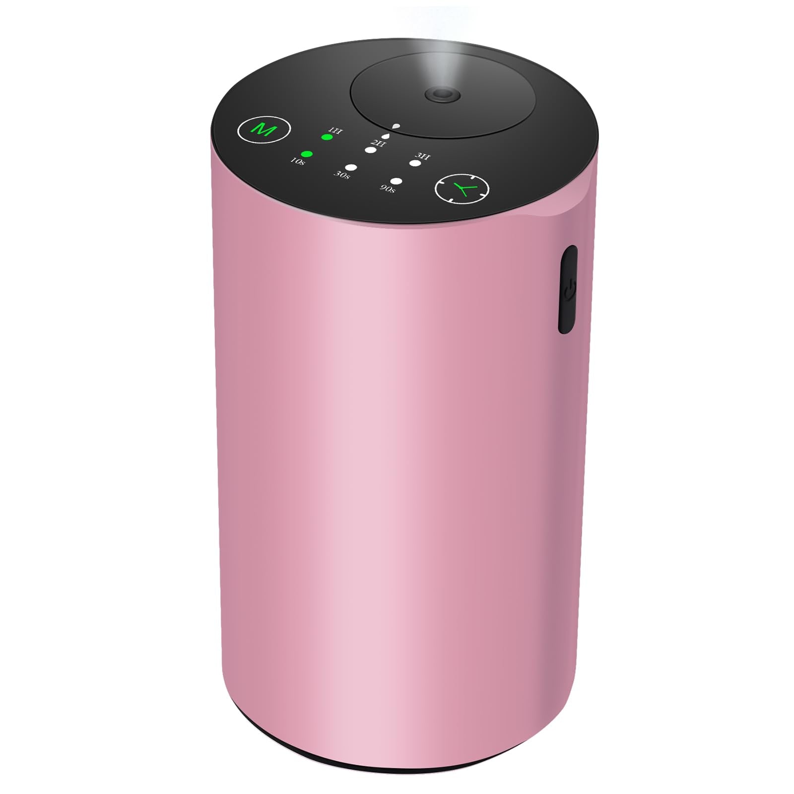 KONCHILE waterless diffuser pink with seven LED colors for ambient aromatherapy at home.