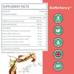 KoNefancy Fulvic Humic Acid blend key detox and repair component