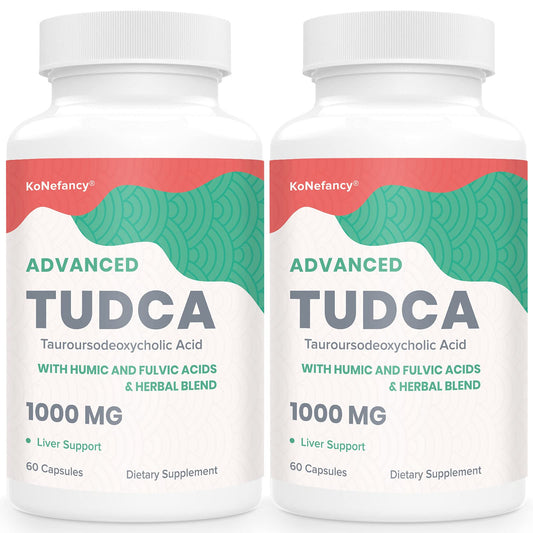 KoNefancy TUDCA liver supplement bottle supports liver function and detox potential