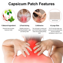 KONGDY capsaicin patch 100-count packaging ensures ready supply.