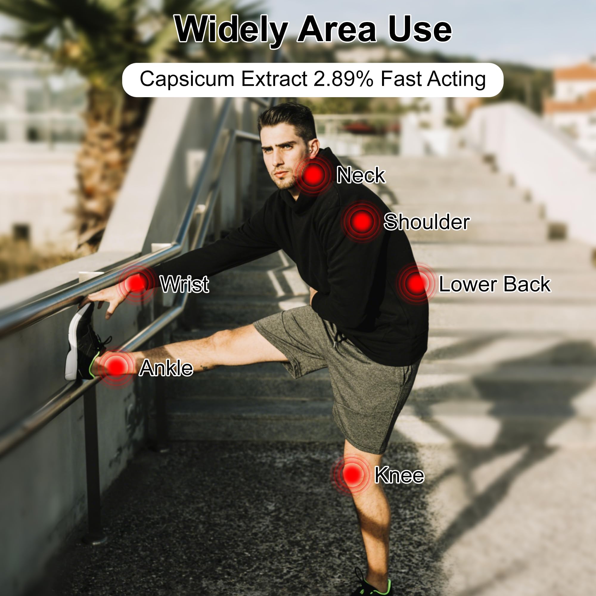 KONGDY capsaicin patch adhesive stays secure during daily activities.